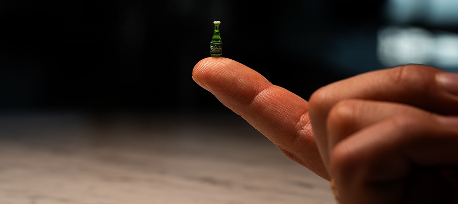 Carlsberg unveils world’s smallest beer